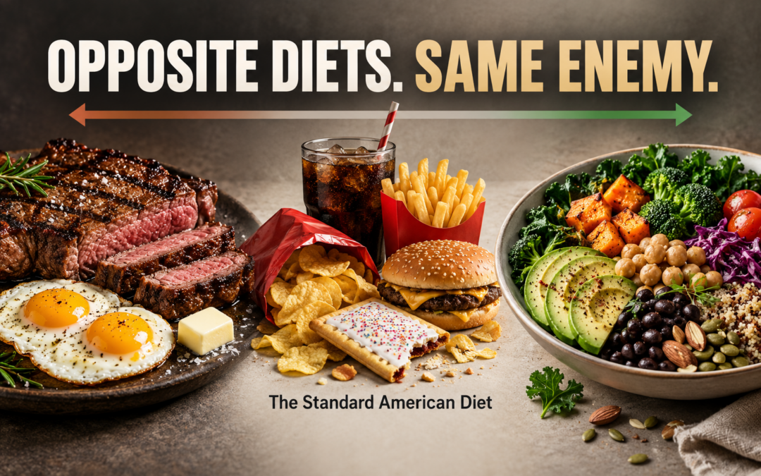 Carnivore and Vegetarian Are Opposites—So Why Can Both Beat the Standard American Diet?